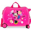 JOUMMA BAGS Minnie Heart Trolley da Viaggio Cavalcabile Abs 4 Ruote - REGISTRATI! SCOPRI ALTRE PROMO