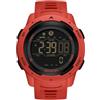 RORIOS Orologio Multifunzione Elettronico Orologio da Polso Sportivi Moda Orologio Digitale Quarzo Orologio Uomo Donna Orologio Unisex Impermeabile Rosso