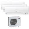 Mitsubishi Electric Trialsplit 9000+9000+12000BTu MXZ-3HA50VF-E1 + MSZ-HR35VFK + MSZ-HR25VFK + MSZ-HR25VFK condizionatore fisso