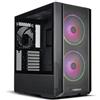 Lian li Case Lian Li 235x492x481mm in vetro e acciaio RGB Nero [LANCOOL216RX]