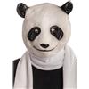 Maschera panda in lattice