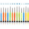 Gments 13 Pz Set Mini Cacciaviti Magnetici Precisione Piccoli Cacciaviti Set per Occhiali Micro Intaglio Phillips Torx Piatto Giraviti Magnetici per Riparare Orologi Occhiali Computer Cellulare Giocattolo