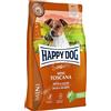 Happy Dog Sensible Mini Toscana Anatra e Salmone 800g | Cibo secco con anatra e salmone, senza frumento, crocchette piccole, per cani di piccola taglia, 7,5% di grassi