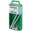 FADIX CAJA M 2 uds. TORNILLO METRICA CAB HEX +TUERCA CINC M 8x80mm FADIX