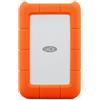 LACIE HDD Esterno LaCie Rugged Mini 1 TB Arancione, Argento
