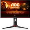 AOC Monitor AOC Q24G2A/BK 24'' QHD HDMI DisplayPort Free-Sync G-Sync Nero/Rosso