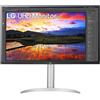 LG Monitor LG 32UP55NP-W 31'' UltraHD/4K VA AMD Free-Sync HDR10 USB-C Nero/Argento