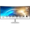 MSI Monitor MSI PRO MP341CQWDE 34'' WQHD VA Curvo LED Bianco