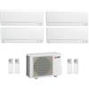 Mitsubishi Electric CLIMATIZZATORE CONDIZIONATORE MITSUBISHI ELECTRIC QUADRI SPLIT INVERTER LINEA PLUS SERIE MSZ-AY 9000+9000+9000+9000 BTU CON MXZ-4F80VF WI-FI INTEGRATO R-32 9+9+9+9