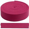 Aerzetix - C67776 - Nastro/Banda Elastica Piatta Intrecciato 3 Metri - Larghezza 20mm - Colore Magenta