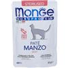 Monge & C. SpA Monge Monoprotein Paté Manzo Gatti Sterilizzati 85 g Mangime