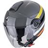 Scorpion casco jet Exo-City II Bee - Grigio Giallo Nero