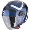 Scorpion casco jet Exo-City II Riva - Blu Nero