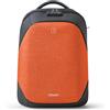 Intempo Tekniko big ARANCIO - Zaino Antifurto dimensioni 34 x 46 x 16 cm Intempo idrorepellente tecnico con serratura presa usb