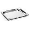 Forgast Contenitore Gastronorm GN 1/1 in Acciaio Inox, Dimensioni 53x32,5x2 cm, Vaschetta Gastronorm, Vassoio, Resistente alla Temperatura, Lavabile in Lavastoviglie