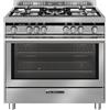 Glem ST965VI - Cucina a gas con forno elettrico, 90x60 cm, Classe energetica A