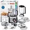 BOSCH - MC812M865 1250W 3.9L Nero, Acciaio inossidabile robot da cucina