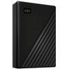 WESTERN DIGITAL - Hard Disk Esterno My Passport 4 TB 2.5' Interfaccia USB 3.0 Colore Nero - SPEDIZIONE GRATUITA