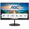 AOC - Monitor 27' LED IPS Q27V4EA 2560x1440 QHD Tempo di Risposta 4ms - SPEDIZIONE GRATUITA