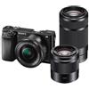 SONY - Alpha 6000 Noir + 16-50 + 55-210 + 50mm Garanti 3 Ans + Sd 4 Go + Sac - SPEDIZIONE GRATUITA