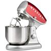 G3 FERRARI - Impastatrice Planetaria Pastaio Deluxe Potenza 1200 Watt Contenitore in Acciaio da 5.2 Litri Colore Rosso / Argento