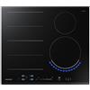 SAMSUNG - Piano Cottura NZ64N9777GK a Induzione 4 Zone Cottura da 60 cm Colore Nero