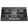 ARISTON - Piano Cottura FTGHG 751 D / HA (BK) a Gas 5 Fuochi Gas Colore Nero - SPEDIZIONE GRATUITA