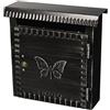 Vigor Blinky 27340-10 Cassetta Piccola Antichizzata per Lettere in Ferro Battuto, 22x8x25