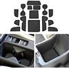 CDEFG Compatibile con Honda HRV 2022 2023 2024 2025 HR-V Tappetino Antiscivolo Antipolvere Antigraffio Tappetini in Gomma Portabicchieri per Interni Auto Accessori (Nero)