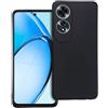 MATT CUSTODIA TPU SILICONE COVER CASE PER OPPO A60 BLACK