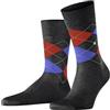 Burlington Manchester M So cotone fantasia 1 paio, Calzini Uomo, Grigio Dark Rock 3093, 40-46