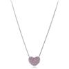 ALFIERI & ST. JOHN 925 Collana incanto in argento con pavé zirconi rosa