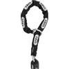 ABUS Combinazione di lucchetto e catena GRANIT™ Power Chain 37RK/80 14KS Black Loop - Lucchetto a catena per moto e rimorchi per barche - Livello di sicurezza 20