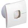 Cata Silentis LN 10 con Frontale Rimovibile senza Viti Protezione Termica Livello Sonoro Minimo di 30 db e Portata massima di 90 m³/h Larghezza 14 cm Potenza 12 W Colore Bianco