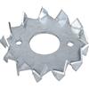 Alberts 334444 Tassello a Disco con Denti, zincato sendzimir, zweiseitig
