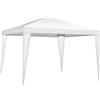 Gazebo pergola tenda da giardino esterno, tubolari in acciaio, cm300x300