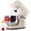 Klarstein Planetaria Professionale, Impastatrice Planetaria 5 Litri con Ciotola, Impastatrice Planetaria Professionale 1800W per Pizza e Dolci a 6 Velocità, Impastatrice Pane con Gancio e Frusta