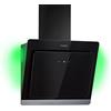 Klarstein Cappa Aspirante 60 cm, Cappa Cucina 60 cm, Flusso d'Aria 563m³/h, LED RGB, Cappa Cucina Incasso Filtrante Classe Energetica A, Cappa Aspirante Filtrante 60 cm con Filtro per Cappa in Carbone