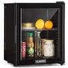 KLARSTEIN Brooklyn Mini Frigo, Frigo Portatile da Camera, Frigorifero Piccolo Silenzioso da Ufficio, Mini Frigo Bar con Illuminazione Interna e Ripiani Rimovibili, Frigo Bar da Campeggio 12-18°C, 24L