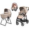 Peg Perego Trio Peg Perego Veloce con Culla Belvedere e Primo Viaggio Slk Mon amour Mon amour