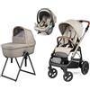 Peg Perego Trio Peg Perego Veloce TC Con Culla Belvedere e Primo Viaggio Lounge Astral