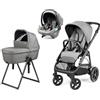 Peg Perego Trio Peg Perego Veloce TC Con Culla Belvedere e Primo Viaggio Lounge Mercury