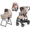 Peg Perego Trio Peg Perego Veloce TC Con Culla Belvedere e Primo Viaggio Slk Mon amour
