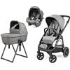 Peg Perego Trio Peg Perego Veloce TC Con Culla Belvedere e Primo Viaggio Slk Mercury