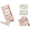 Stokke Bundle STOKKE ® TRIPP TRAPP ® Sedia + Baby Set + Cuscino Seren Pink