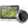 EZVIZ CS-DP2C Kit Spioncino Wifi 1080P con campanello integrato a batteria visione a 155° colore grigio, monitor 4,3"