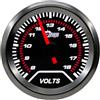 ETOPARS Auto Tensione Manometro 2 Pollici 52mm Voltmetro Misuratore Volt | Universale Puntatore Indicatore Calibro Bianco Luce Tester Volt Strumenti Lente Tinta Fumo 8V - 18V