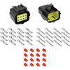 The Lord of the Tools 2 Set Di Kit Di Connettori Elettrici Impermeabili A 8 Pin Set Di Terminali Per Connettori AWG Da 1,8 mm Per Moto Scooter Auto Camion Quad ATV UTV
