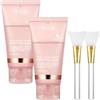 exatta Collagen Night Wrapping Mask,Maschera Viso Peel Off al Collagene Biologico,Maschera Viso Peel Off,Idratare, Levigare eRassodare Durante la Notte,Riduce le Linee Sottili e le Rughe(2PCS)