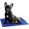 Navaris Tappeto rinfrescante per Cani Gatti - Tappetino refrigerante per Animali per la Regolazione della Temperatura corporea - 40X50cm Blu Scuro